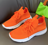 Sneakers mit Air-Cushion-Strick